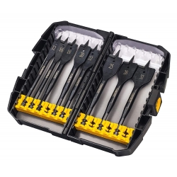 DEWALT DT7943B-QZ Set 8 Punte Legno Extreme Attacco Esagonale, Giallo/Nero, 1/4"