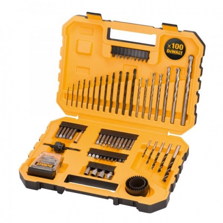 DEWALT DT71566-QZ - SET 100 pezzi per forare e avvitare